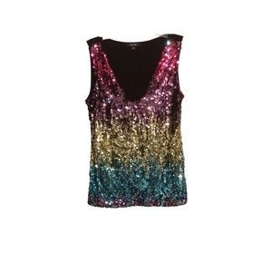 Impulsive Shimmering Tank Top Medium EUC